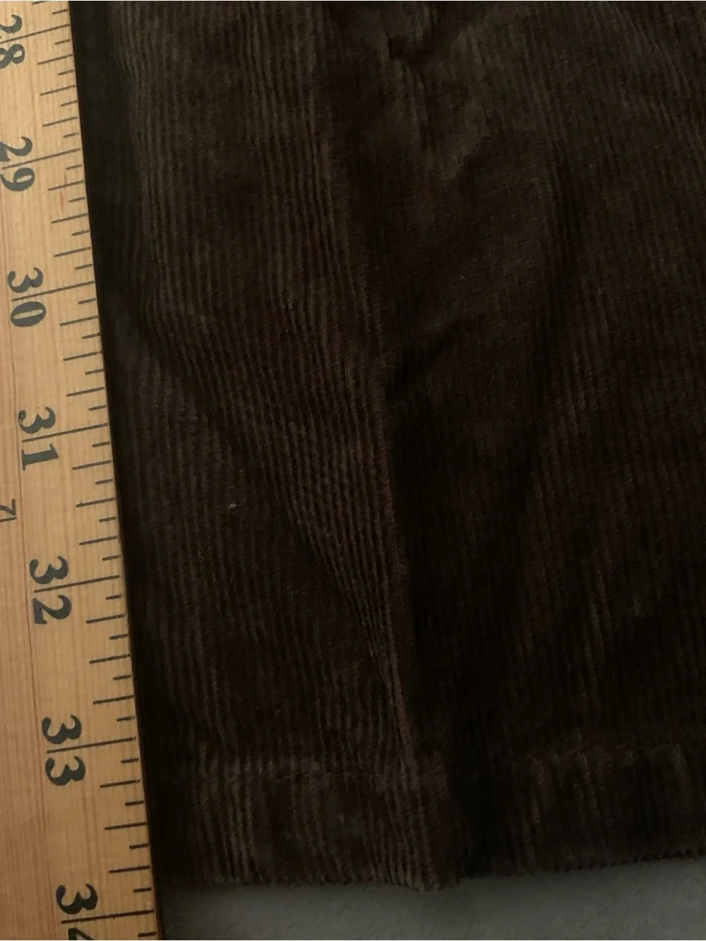 JCrew  women’s size TALL 10 Brown Corduroy Pants - Classic Straight Fit 34 insea
